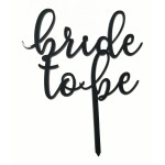 Toper crni bride to be